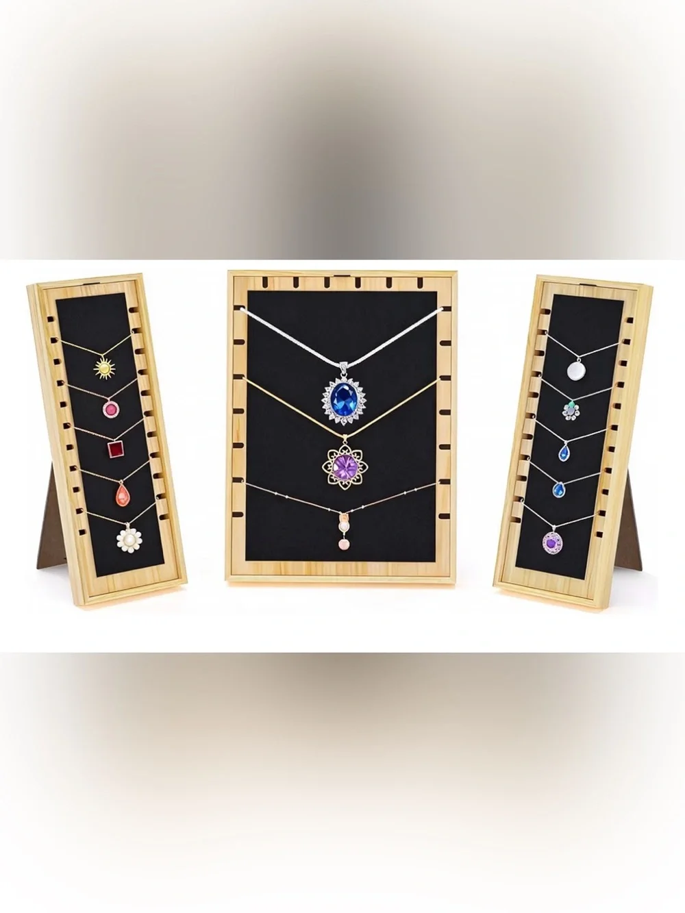 3PCS Necklace Display Stand Set- NEW